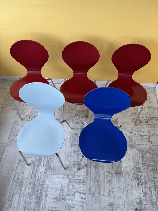 5x Danerka Eetkamer Stoelen | Erik Jorgensen 