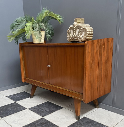 Houten dressoir 2 deuren 1960