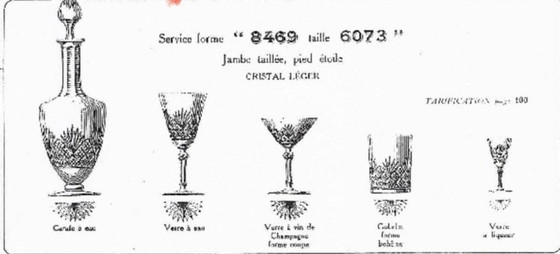 Image 1 of Bacccarat karaf À Vin M.Douai