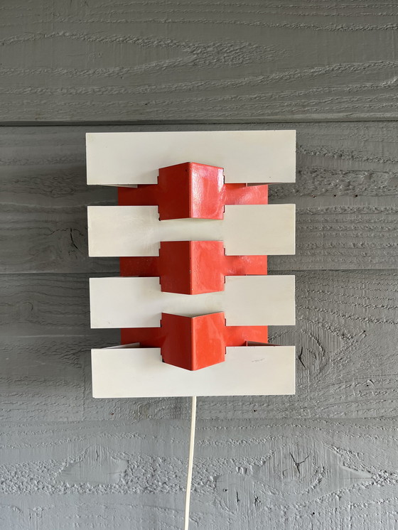 Image 1 of Vintage Geometrische Wandlamp van JJM Hoogervorst voor Anvia Almelo