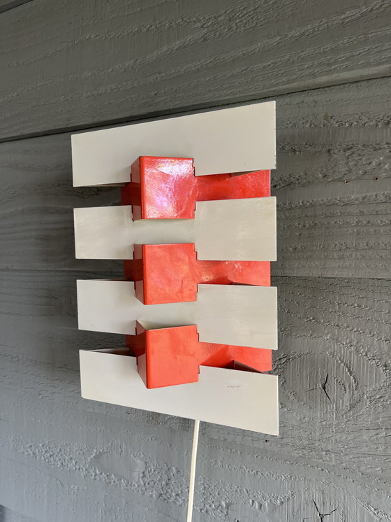 Image 1 of Vintage Geometrische Wandlamp van JJM Hoogervorst voor Anvia Almelo