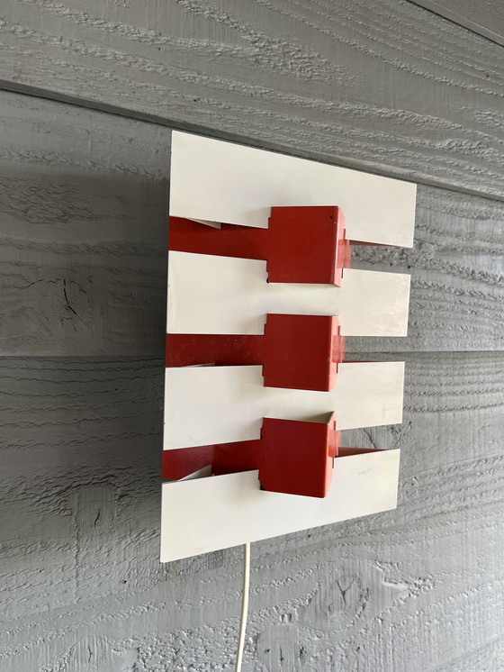 Image 1 of Vintage Geometrische Wandlamp van JJM Hoogervorst voor Anvia Almelo