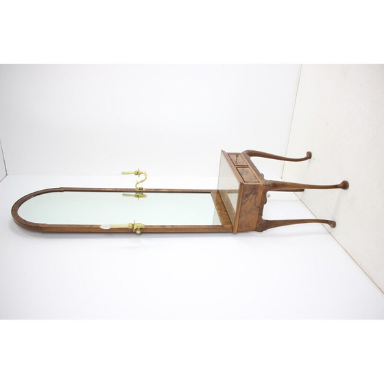 Image 1 of Vintage spiegel met console, Tsjecho-Slowakije 1920