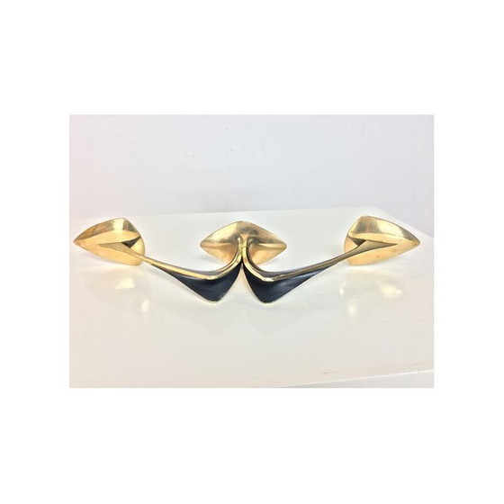 Image 1 of Vintage messing kandelaar van Klaus Ullrich voor Faber en Schumacher, 1950