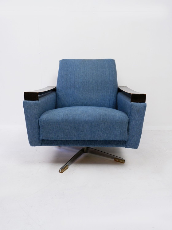 Image 1 of Vintage draaifauteuil, jaren 60