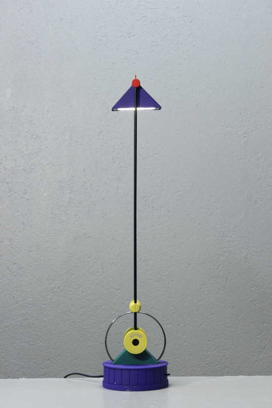 Image 1 of Vintage Briljante "Circo" Lamp Ontwerp Linke Plewa Memphis Stijl 1980S