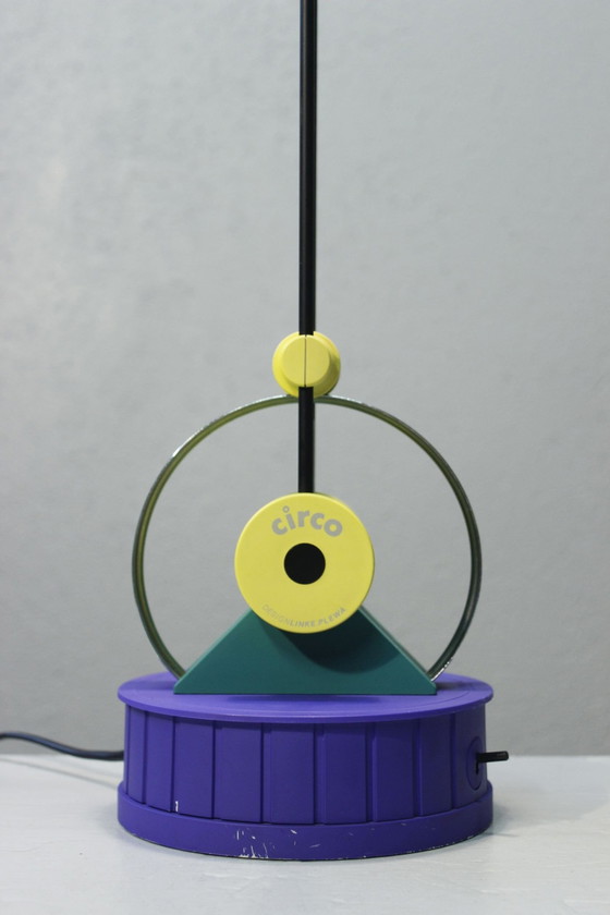 Image 1 of Vintage Briljante "Circo" Lamp Ontwerp Linke Plewa Memphis Stijl 1980S