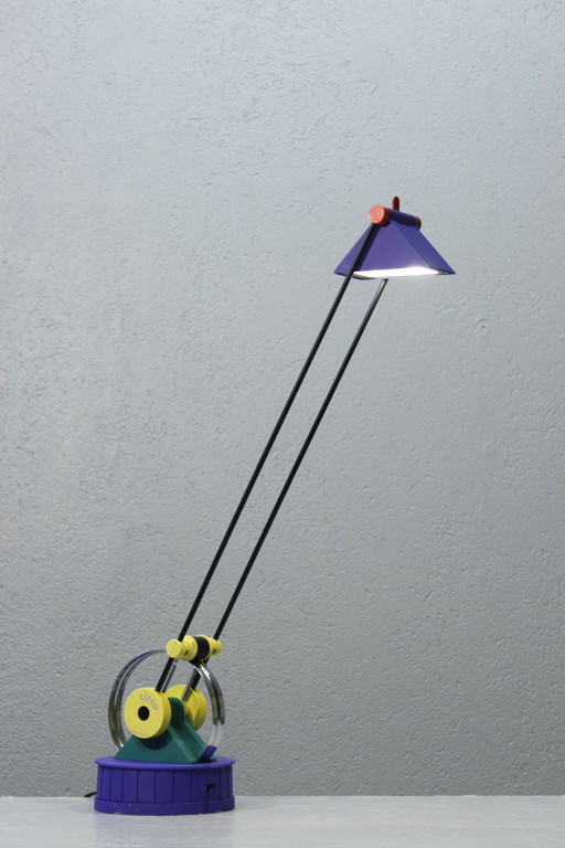 Vintage Briljante "Circo" Lamp Ontwerp Linke Plewa Memphis Stijl 1980S