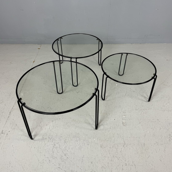 Image 1 of 3x Minimalistische ronde tafel