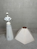 Vintage Peill & Putzler lamp - opaline