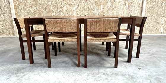 Image 1 of Martin Visser Wenge Tafel + 6 Stoelen