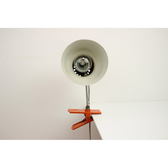 Image 1 of Vintage metalen en chromen tafellamp van Hurka voor Napako, Tsjecho-Slowakije 1960