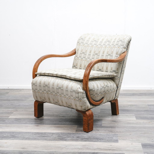 Zeer mooie en comfortabele Art Deco fauteuil, jaren 20