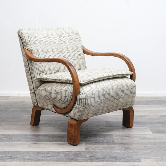 Image 1 of Zeer mooie en comfortabele Art Deco fauteuil, jaren 20