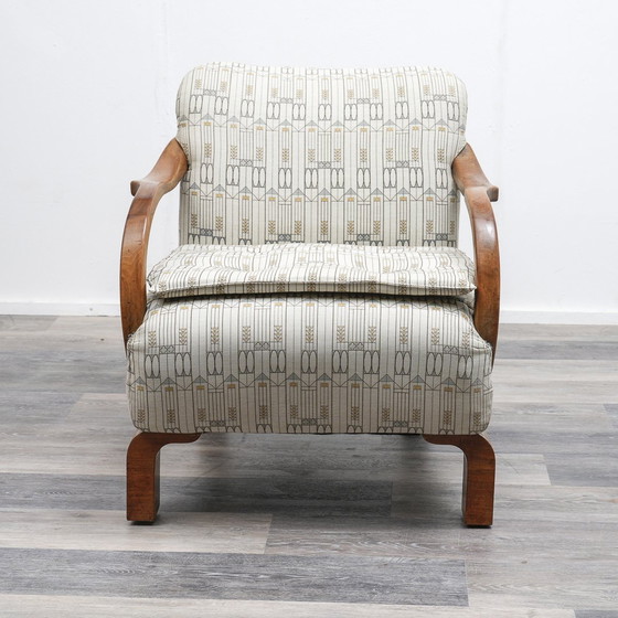 Image 1 of Zeer mooie en comfortabele Art Deco fauteuil, jaren 20