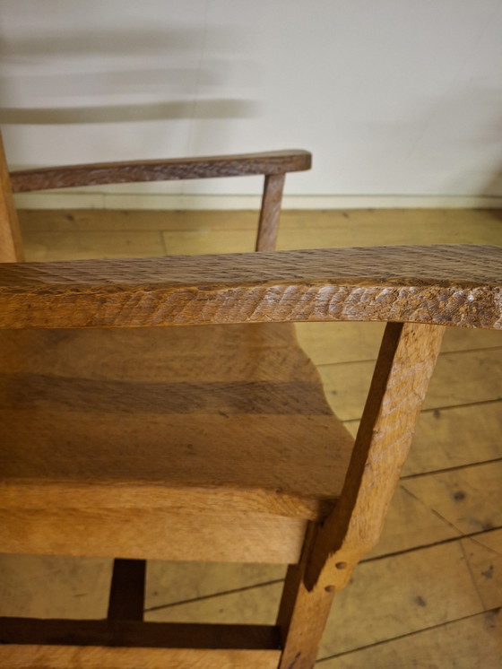 Image 1 of Brutalist Vintage Eiken Fauteuil 