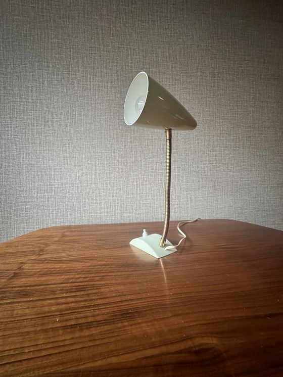 Image 1 of Space Age Lamp Van Hoso Hoffmeister & Sohn In Zacht Jaren 50 Groen