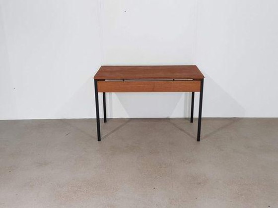 Image 1 of Teak & Metal salontafel, jaren 50