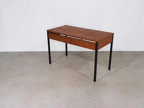 Image 1 of Teak & Metal salontafel, jaren 50