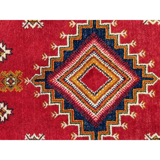 Image 1 of Vintage handgeweven wollen Berber tapijt, 1970