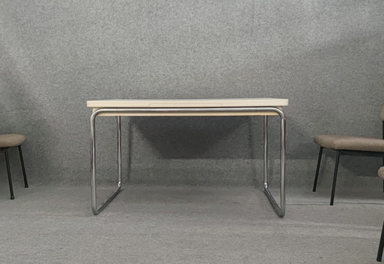 Image 1 of Bauhaus eettafel 1940 keukentafel 40s 50s tafel Mid Century Design Loft Art Deco Vintage