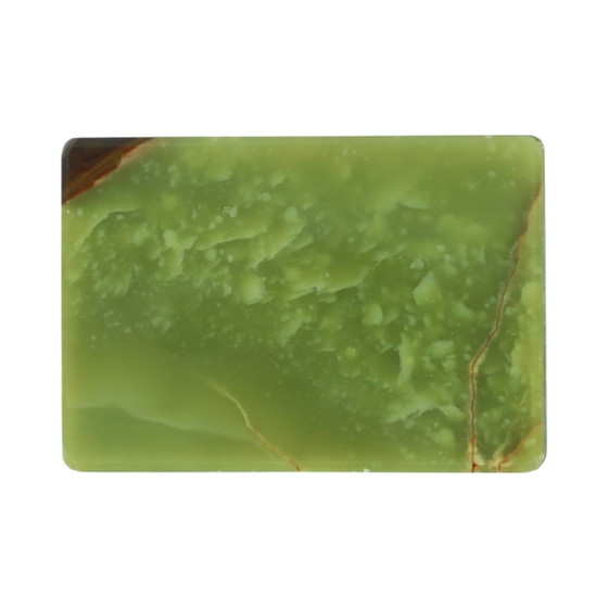 Image 1 of Vintage Juwelen Rokersdoos Groen Marmer