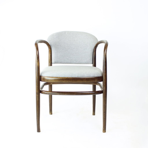 Fauteuil van gebogen hout, Tsjecho-Slowakije 1950S