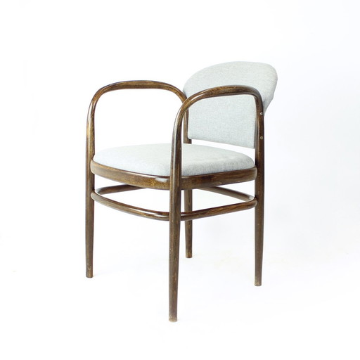 Fauteuil van gebogen hout, Tsjecho-Slowakije 1950S