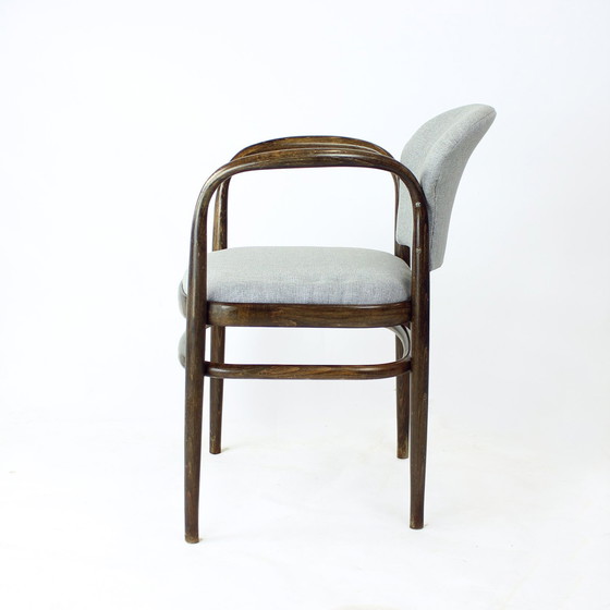 Image 1 of Fauteuil van gebogen hout, Tsjecho-Slowakije 1950S