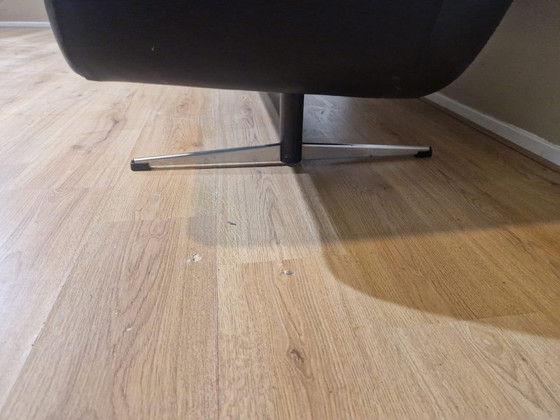 Image 1 of Skjold Sorensen - 3 Zits Bank - Jaren 60 - Vintage - Zwart