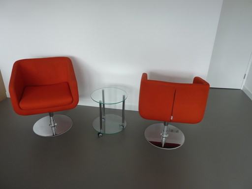 2x Segis design armchair