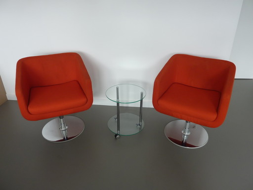 2x Segis design armchair