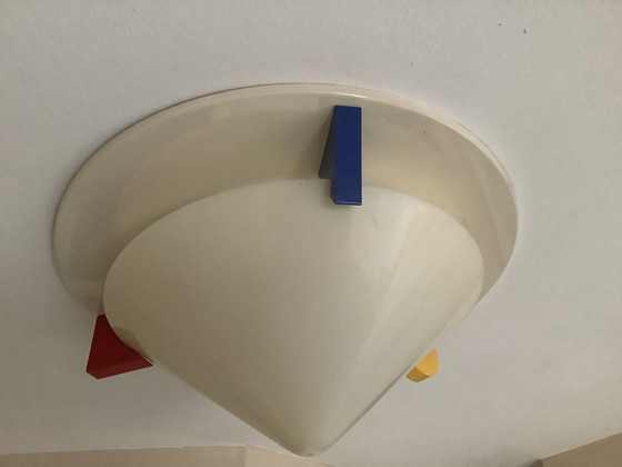 Image 1 of 3x Vintage Ikea Stoja plafondlamp