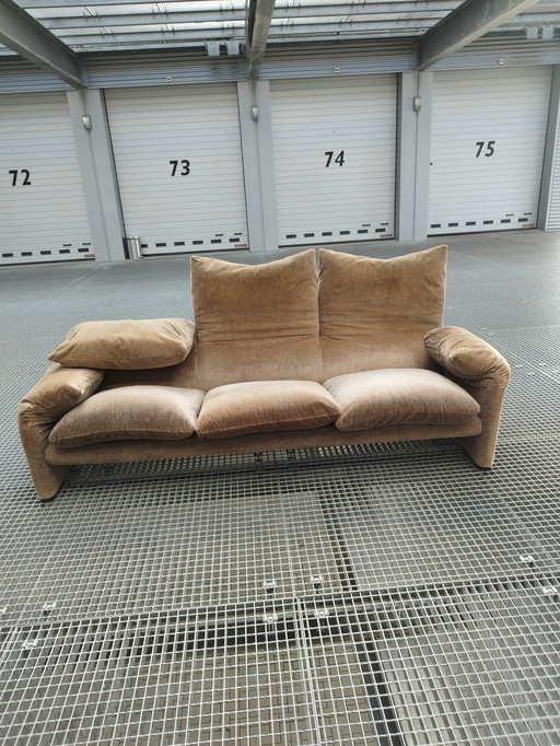 Cassina Maralunga 3 Zits Bank Originele Bekleding 2 Colors 