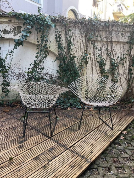 Image 1 of Harry Bertoia Knoll Diamond Stoelen