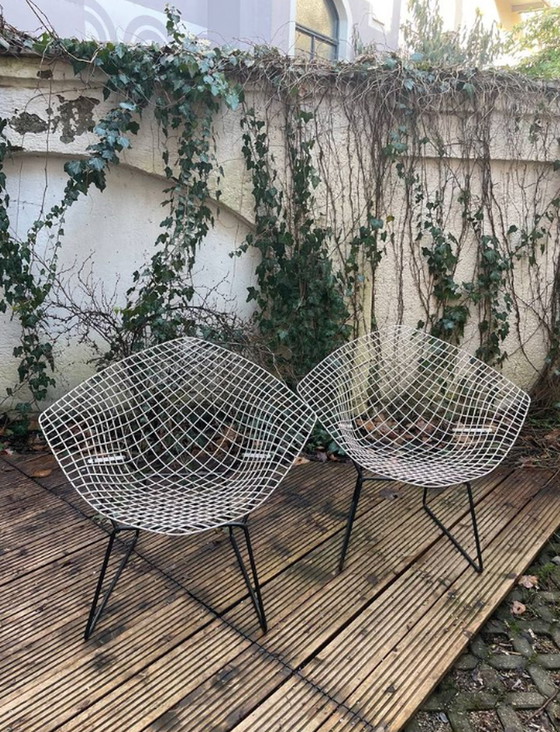 Image 1 of Harry Bertoia Knoll Diamond Stoelen