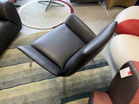 Image 1 of Design On Stock Komio Fauteuil Zwart Leer