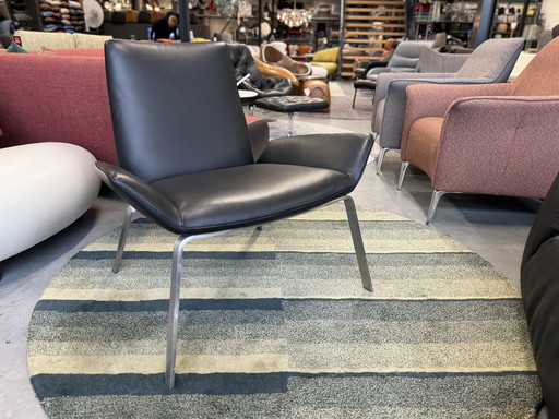 Design On Stock Komio Fauteuil Zwart Leer