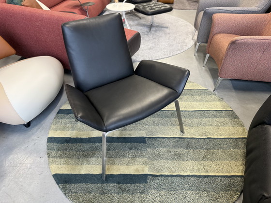 Image 1 of Design On Stock Komio Fauteuil Zwart Leer