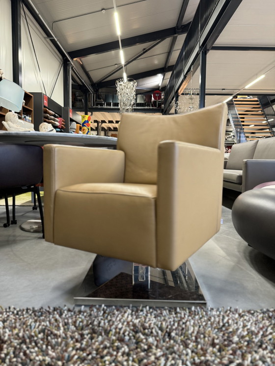 Image 1 of Jori Kubolo Fauteuil Beige leer Design stoel