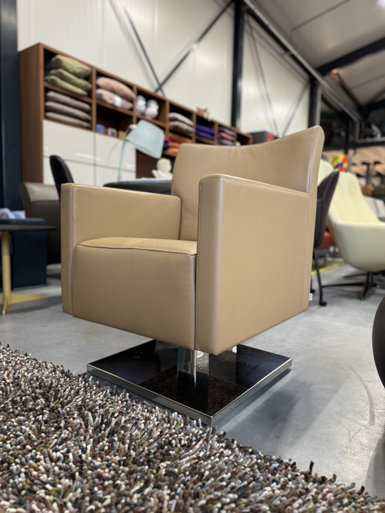 Image 1 of Jori Kubolo Fauteuil Beige leer Design stoel