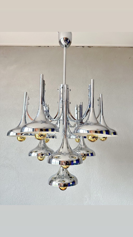 Vintage Chrome Hanglamp