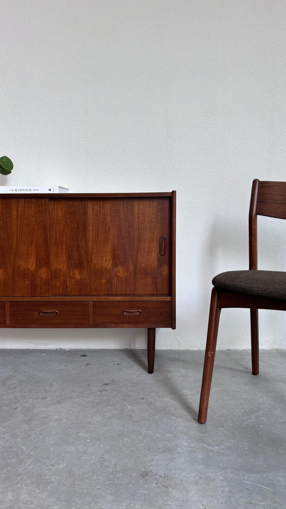 Image 1 of Vintage Small Sideboard In Teak 