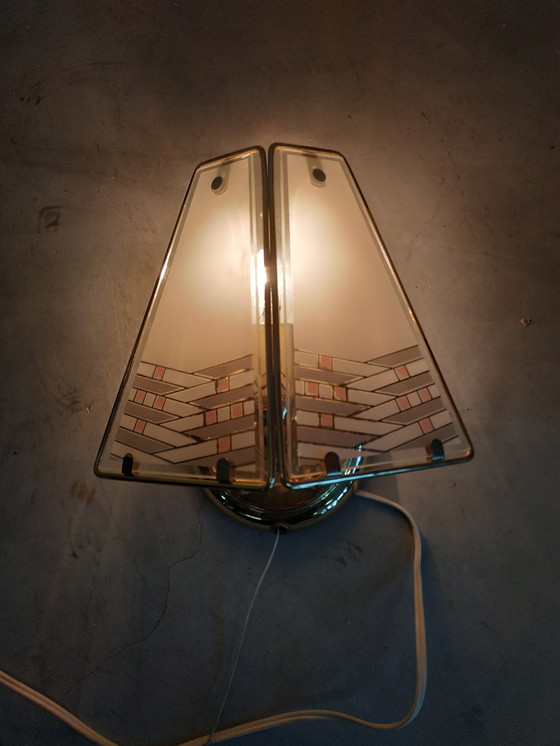 Image 1 of Vintage Wandlamp Massive Hollywood Regency Style 