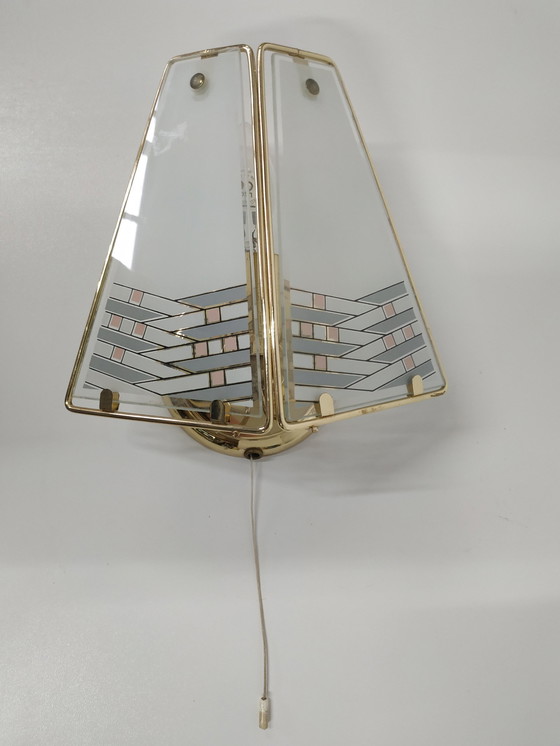 Image 1 of Vintage Wandlamp Massive Hollywood Regency Style 