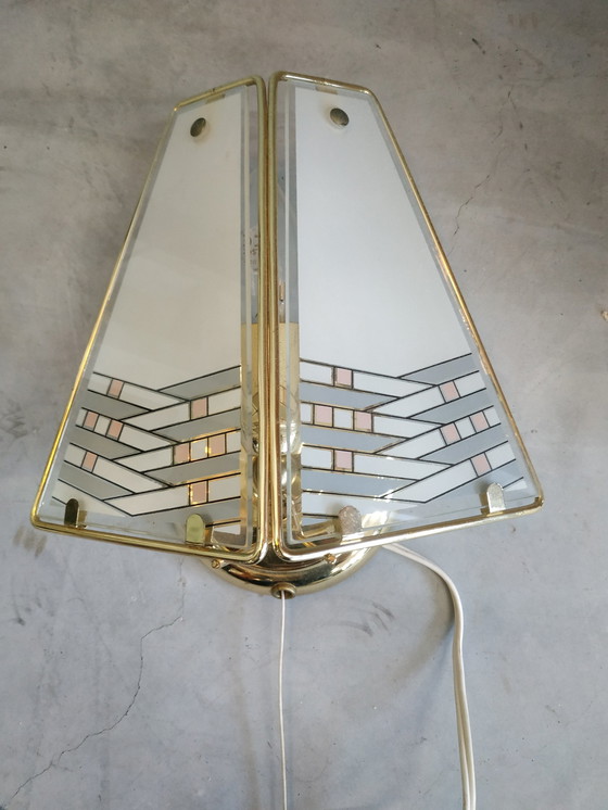 Image 1 of Vintage Wandlamp Massive Hollywood Regency Style 