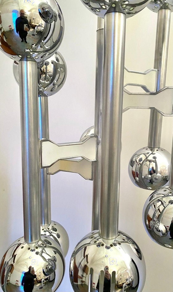 Image 1 of Vintage space age 12-lichts vloerlamp, 1970