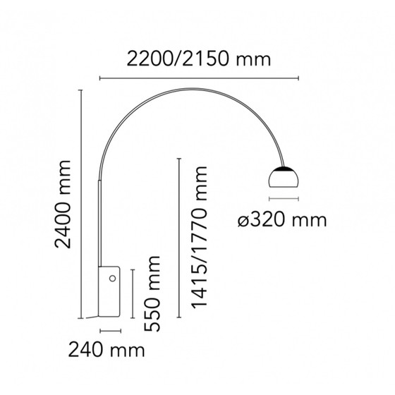 Image 1 of Flos Arco vloerlamp