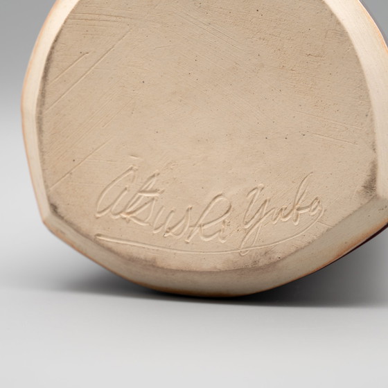 Image 1 of Atsushi Yuba vintage Japanse flesvaas