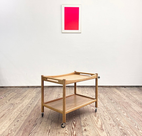 Image 1 of Teakhouten barkar van Hans Wegner voor Andreas Tuck